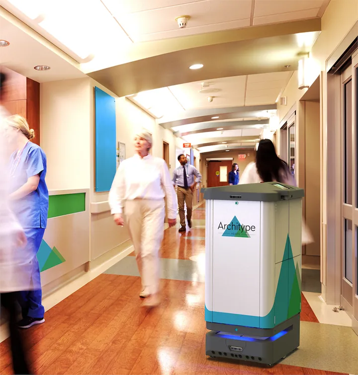 Mobile robot pharmacy, mobile robot laboratory, mobile robots