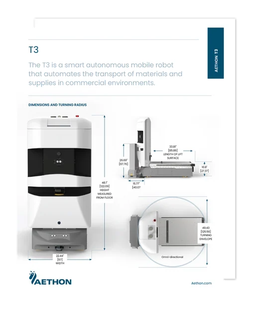 Autonomous Mobile Robots | Delivery Robot Specsheet